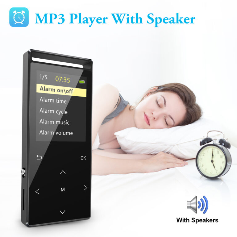 MP3 Player, Bluetooth 5.0, HiFi Lossless Music Player with FM Radio
